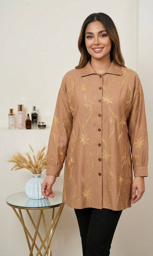 شومیز زنانه سوزندوزی شده